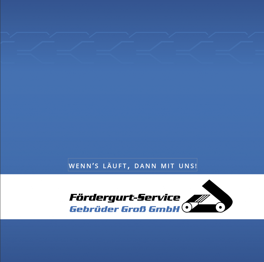 Imagebroschüre Fördergurtservice Groß