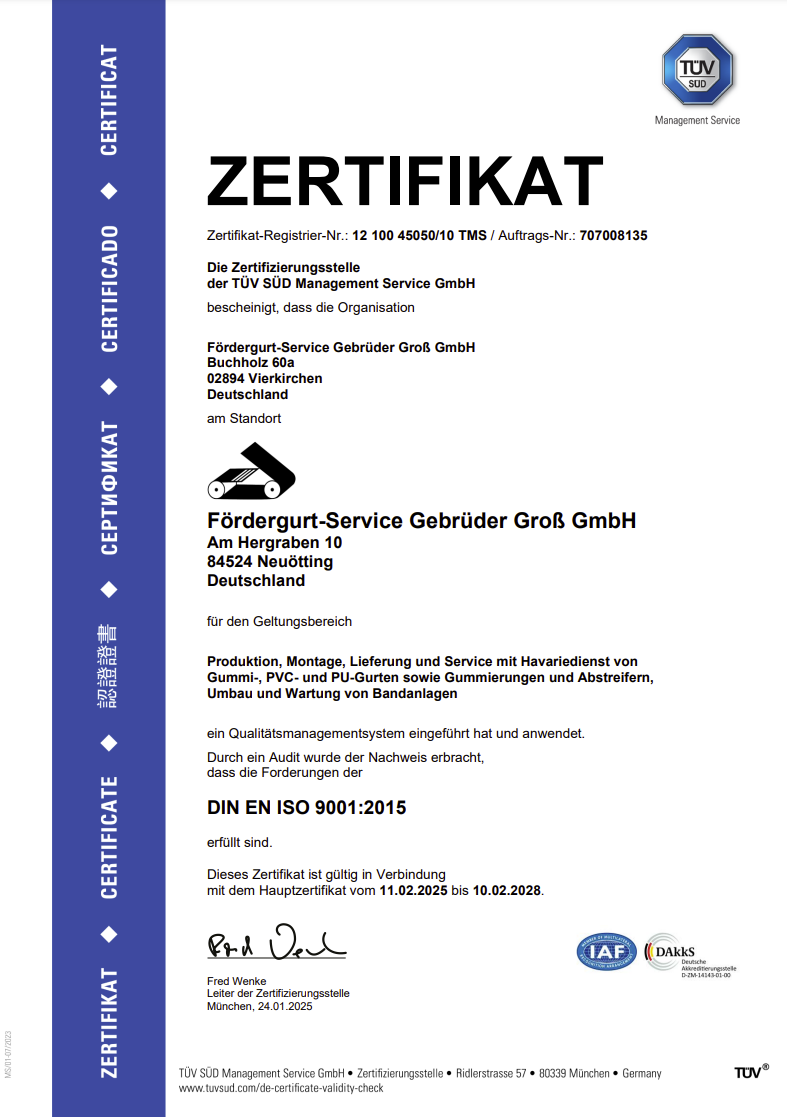 ISO-Zertifikat
Neuötting